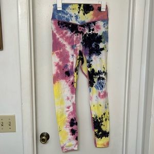 Balance athletica (vitality) leggings in tie-dye size large